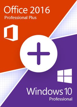 MS Windows 10 Pro + Office 2016 Plus